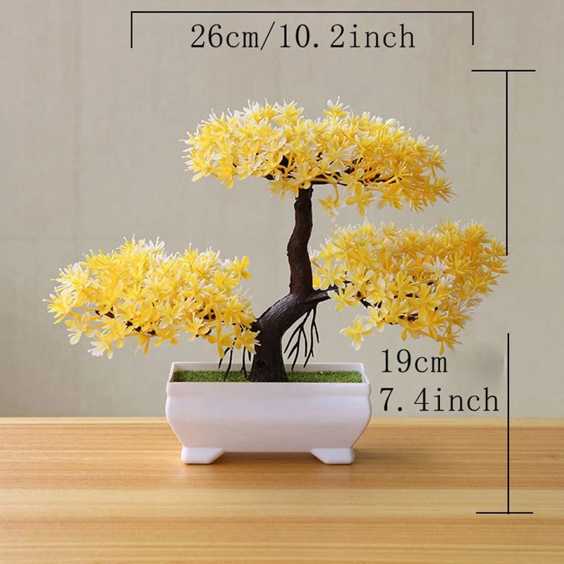 Serenity Sprout – Faux Potted Bonsai for Room & Outdoor Decor