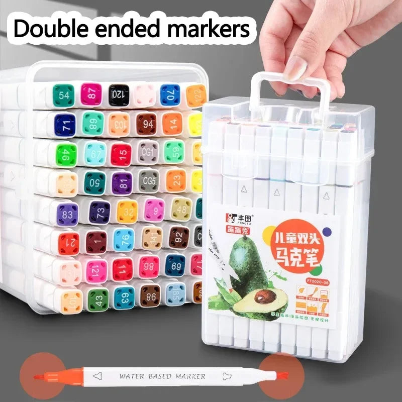 MiniMaster™ Art Markers – Safe & Washable Colour Pens for Kids