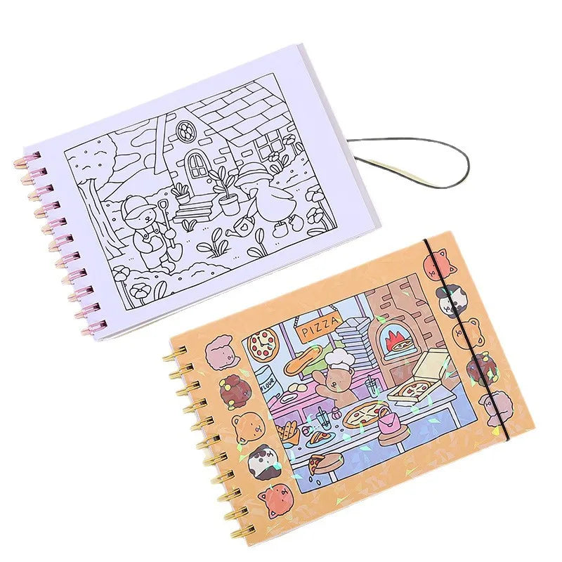 CosyMuse™ – Cute Colouring Pages for Stress-Free Days-BOBBIE GOODS