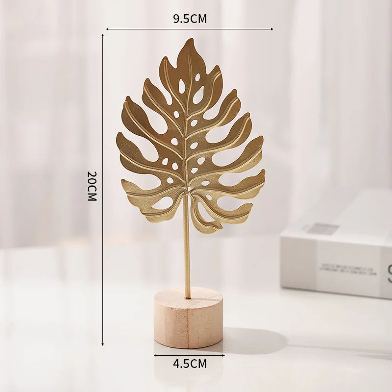 Ginkgo Leaf Metal Sculpture for Elegant Interiors