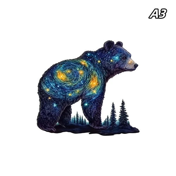 PuzzleTale™ – Enchanted Animal Wooden Puzzle Gift Set