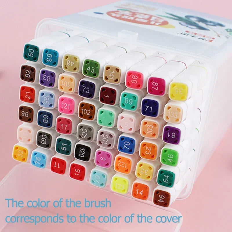 MiniMaster™ Art Markers – Safe & Washable Colour Pens for Kids