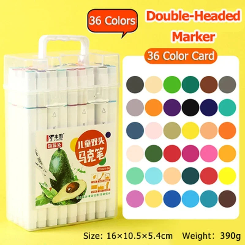 MiniMaster™ Art Markers – Safe & Washable Colour Pens for Kids