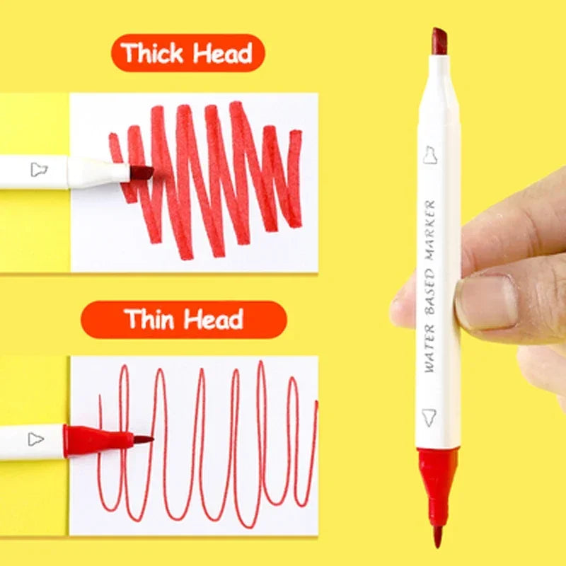 MiniMaster™ Art Markers – Safe & Washable Colour Pens for Kids