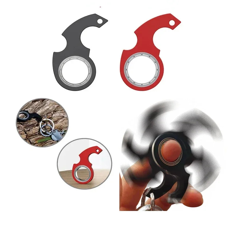 TwistMate™ EDC Spinner Key – Stress Toy & Opener in One