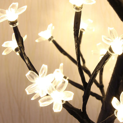 BlossomGlow LED Tree – 40-Light Cherry Blossom Table Lamp (USB Powered)