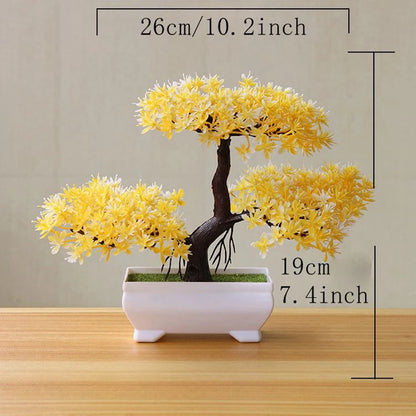 Serenity Sprout – Faux Potted Bonsai for Room & Outdoor Decor