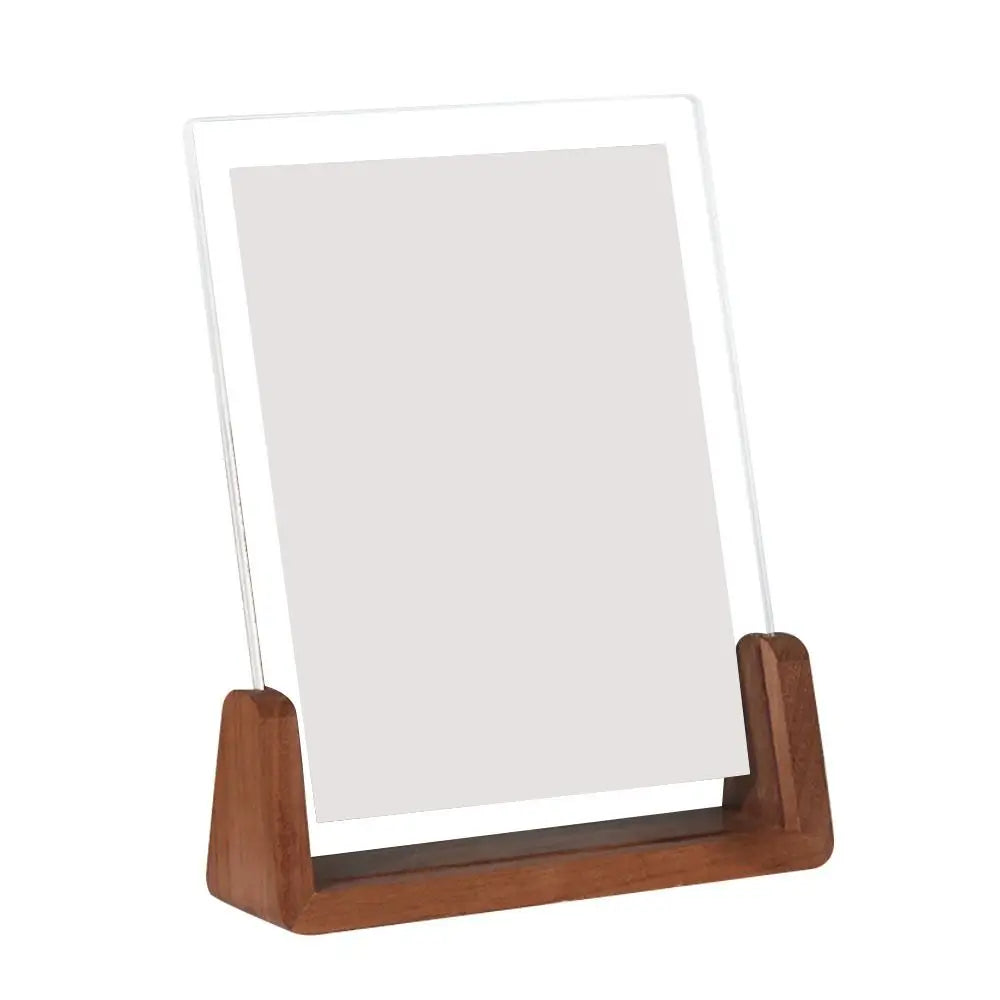 Modern Keepsake – U-Shape Wood & Acrylic Frame for Desk