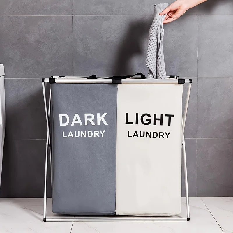 FoldaTidy™ – Large Capacity Laundry & Storage Basket