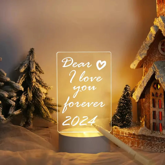LumiNote™ – Erasable LED Acrylic Message & Drawing Board