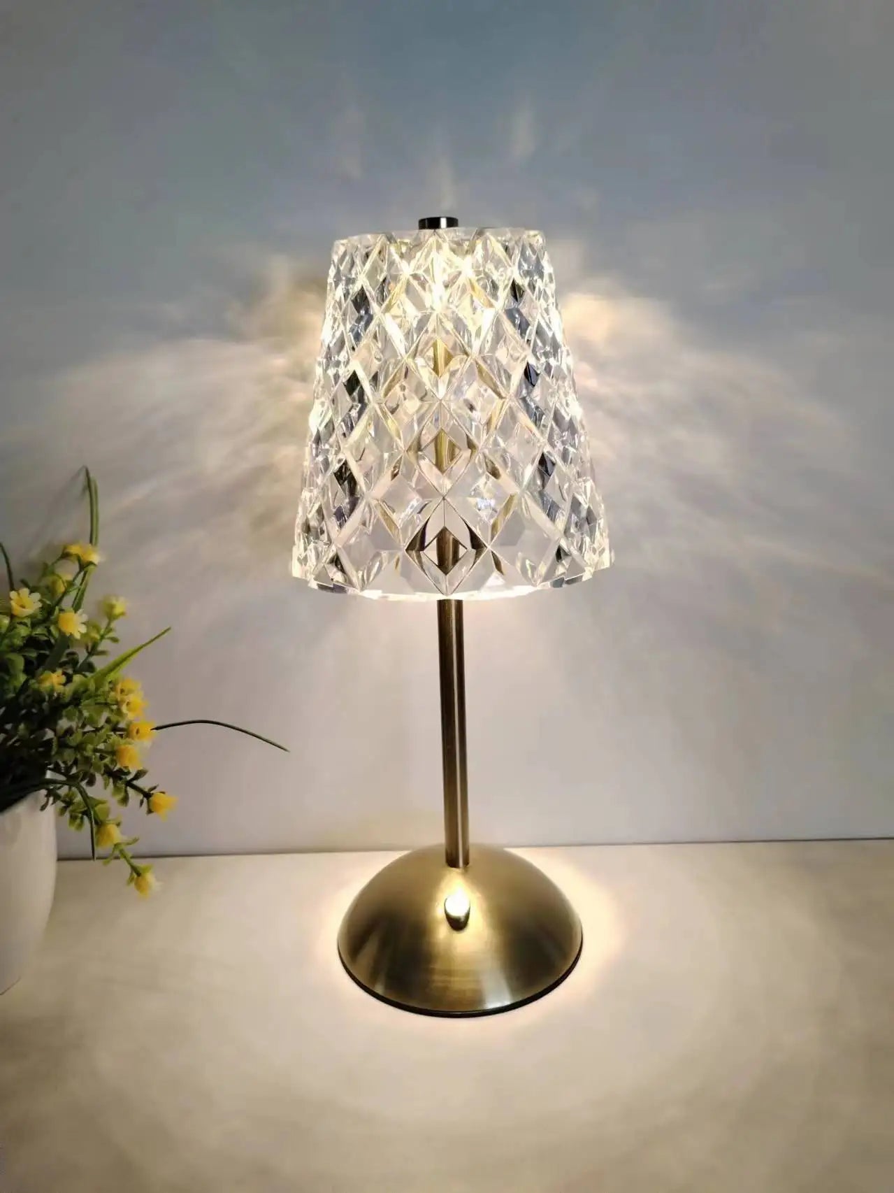 GlowVibe Crystal Lamp