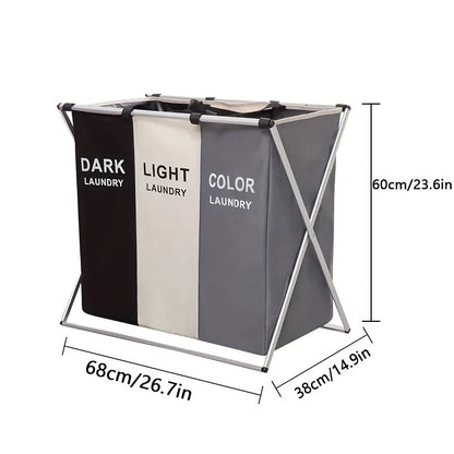FoldaTidy™ – Large Capacity Laundry & Storage Basket