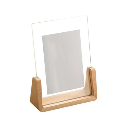 Modern Keepsake – U-Shape Wood & Acrylic Frame for Desk