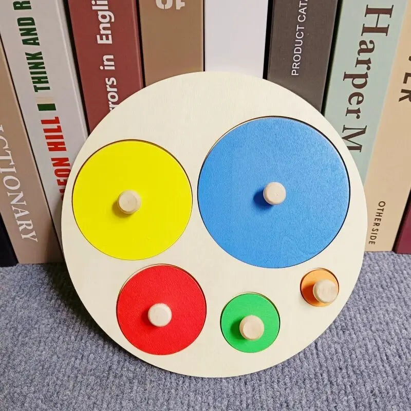 BrightBlocks™ – Colour & Shape Learning Toy (Montessori Style)