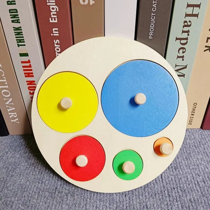 BrightBlocks™ – Colour & Shape Learning Toy (Montessori Style)