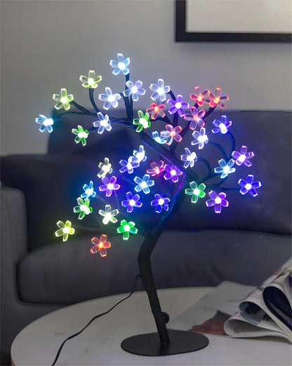 BlossomGlow LED Tree – 40-Light Cherry Blossom Table Lamp (USB Powered)