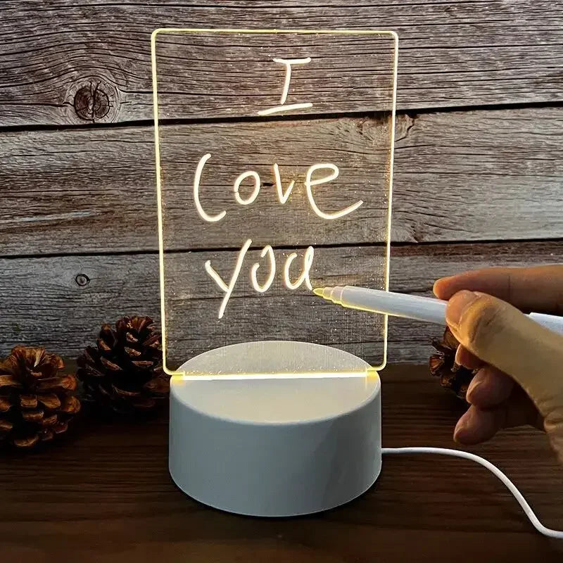 LumiNote™ – Erasable LED Acrylic Message & Drawing Board
