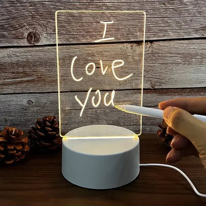 LumiNote™ – Erasable LED Acrylic Message & Drawing Board