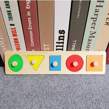 BrightBlocks™ – Colour & Shape Learning Toy (Montessori Style)