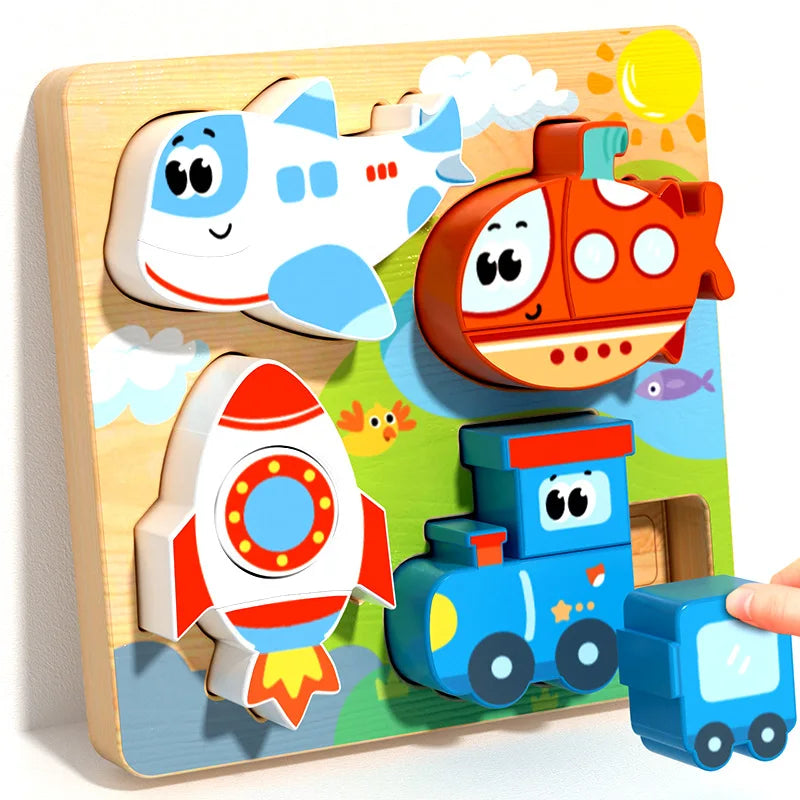 BrightBlocks™ – Colour & Shape Learning Toy (Montessori Style)