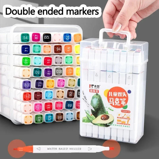 MiniMaster™ Art Markers – Safe & Washable Colour Pens for Kids