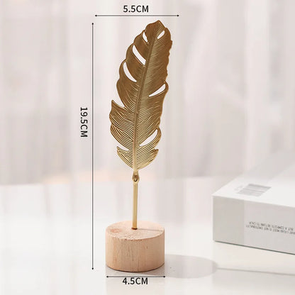 Ginkgo Leaf Metal Sculpture for Elegant Interiors
