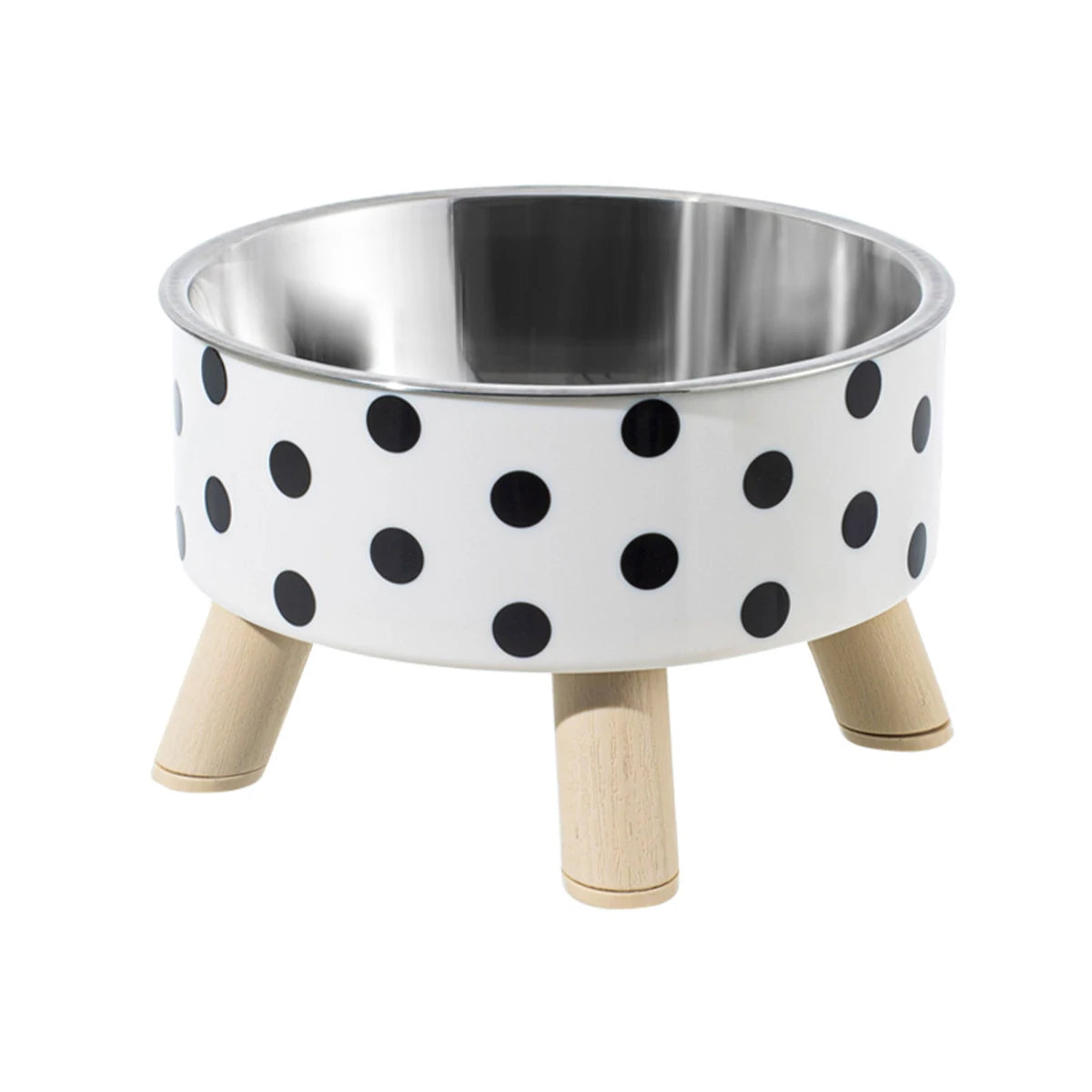 Cuenco GripSteel Duo: comedero antideslizante de acero inoxidable para mascotas 