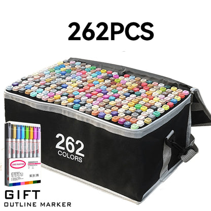 ColourCraze™ Dual-Tip Artist Markers – 24 to 168 Colours