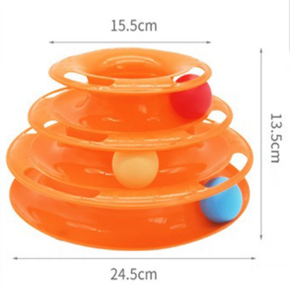 SpinTrack Trio – Tour à chat interactive 