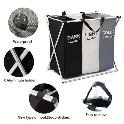 FoldaTidy™ – Large Capacity Laundry & Storage Basket