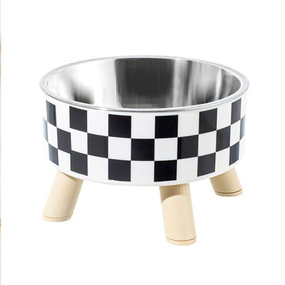 Cuenco GripSteel Duo: comedero antideslizante de acero inoxidable para mascotas 
