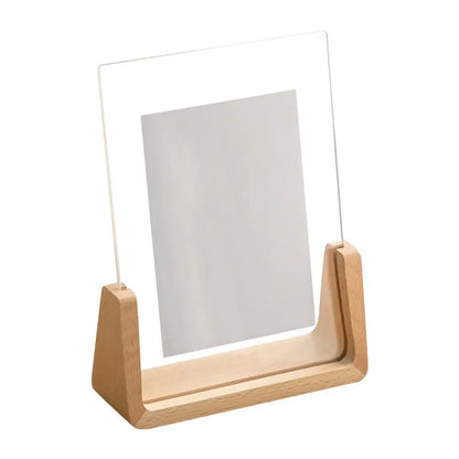 Modern Keepsake – U-Shape Wood & Acrylic Frame for Desk