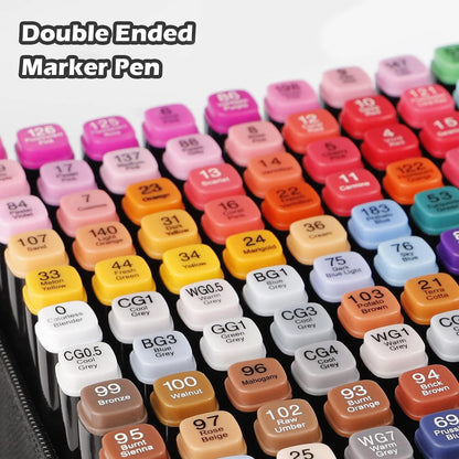 ColourCraze™ Dual-Tip Artist Markers – 24 to 168 Colours