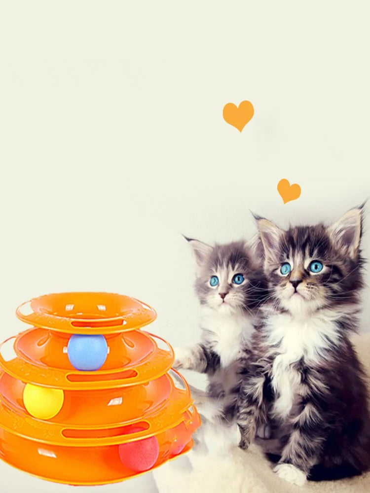 SpinTrack Trio – Tour à chat interactive 