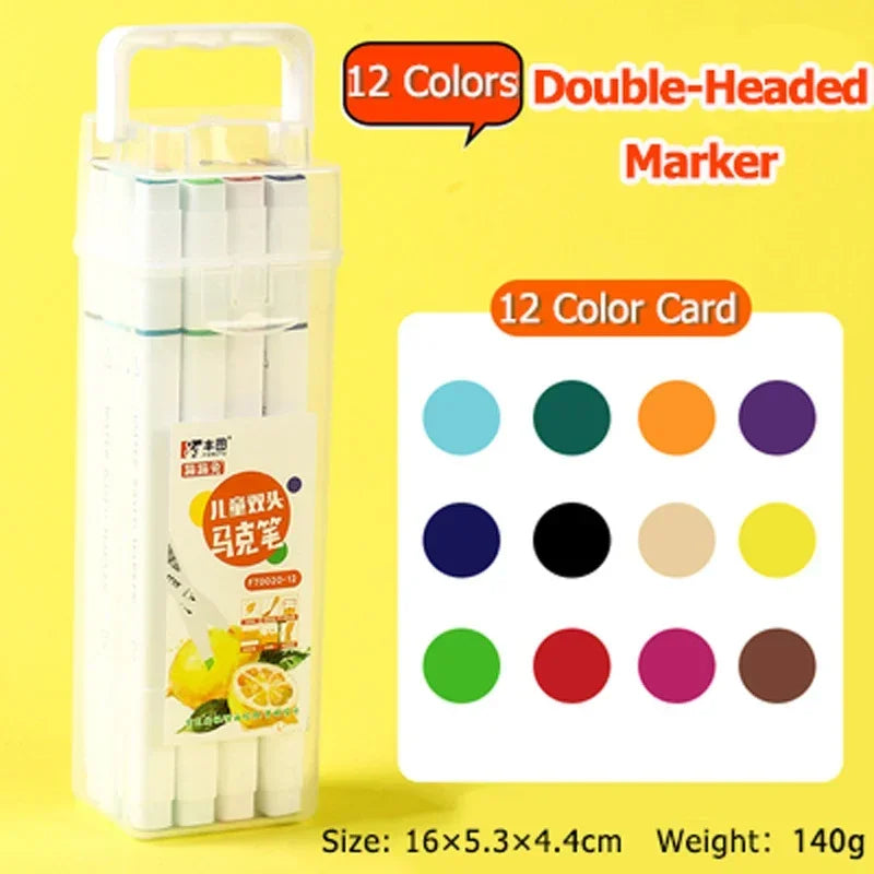 MiniMaster™ Art Markers – Safe & Washable Colour Pens for Kids