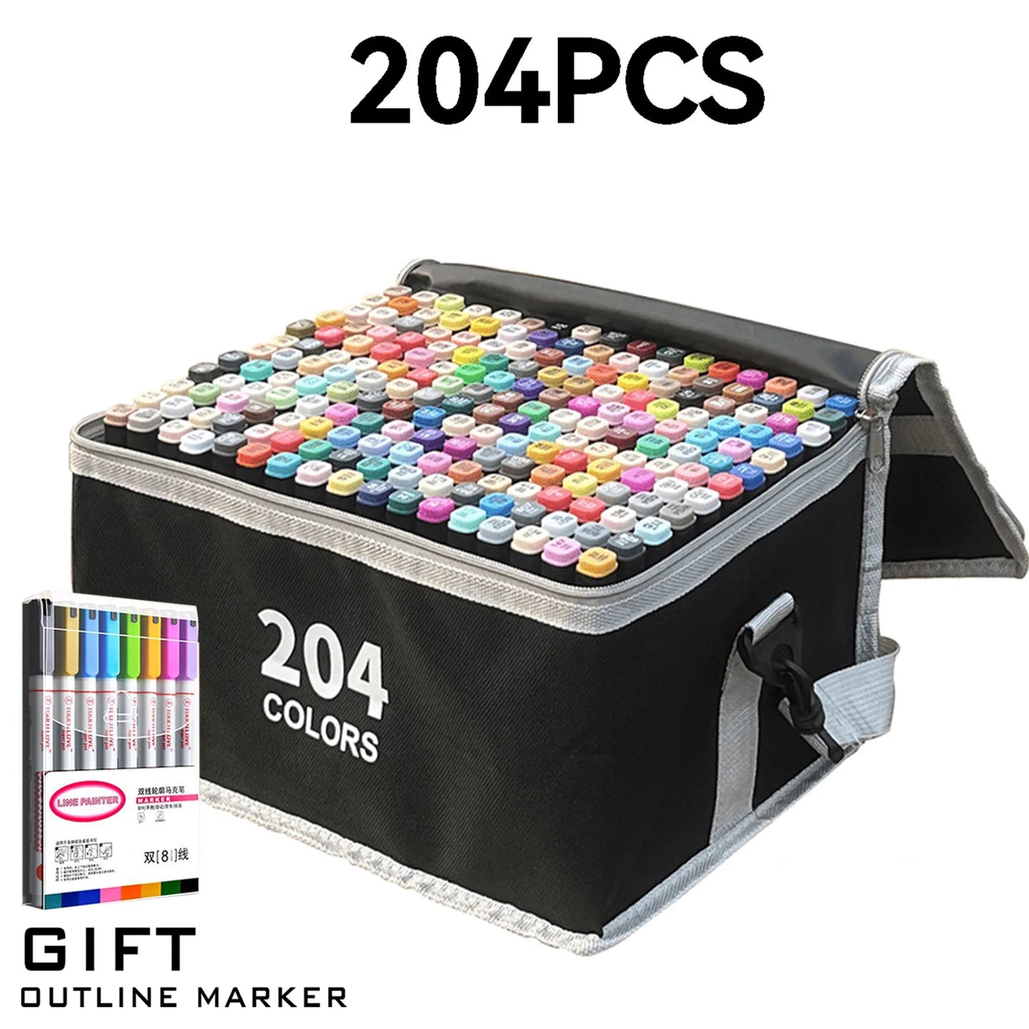 ColourCraze™ Dual-Tip Artist Markers – 24 to 168 Colours