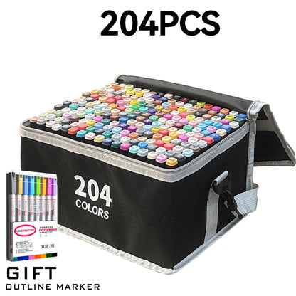 ColourCraze™ Dual-Tip Artist Markers – 24 to 168 Colours
