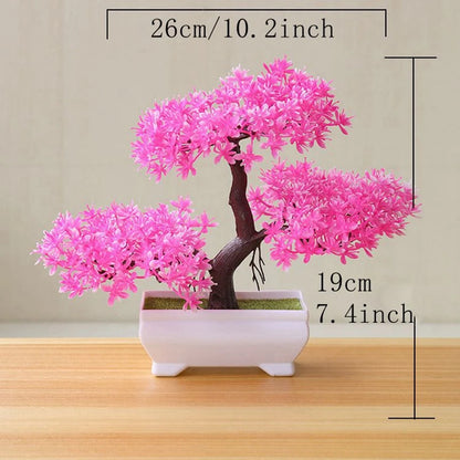 Serenity Sprout – Faux Potted Bonsai for Room & Outdoor Decor