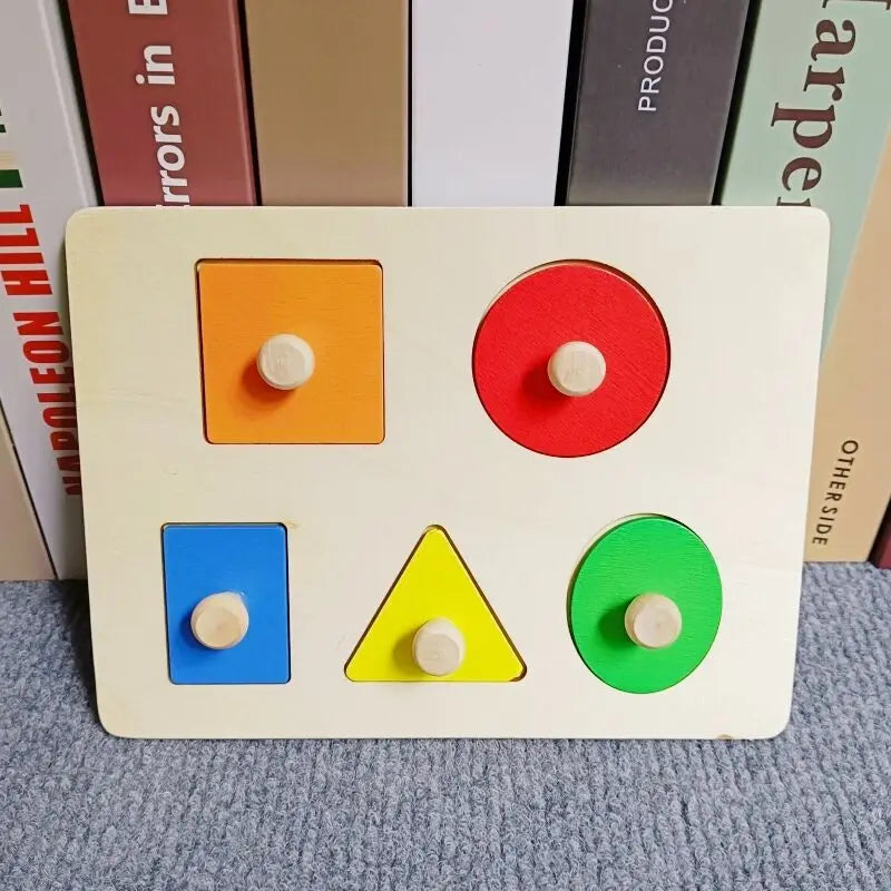 BrightBlocks™ – Colour & Shape Learning Toy (Montessori Style)