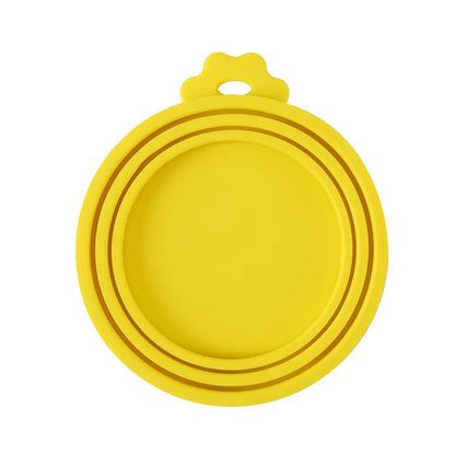 Lot de 2 couvercles et cuillères réutilisables pour aliments pour animaux – Conservez la fraîcheur en toute simplicité
