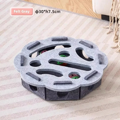 FeltFur PuzzleBox – Labyrinthe interactif pour chats 