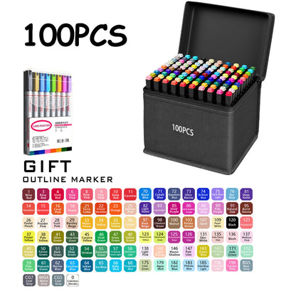 ColourCraze™ Dual-Tip Artist Markers – 24 to 168 Colours