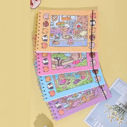 CosyMuse™ – Cute Colouring Pages for Stress-Free Days-BOBBIE GOODS