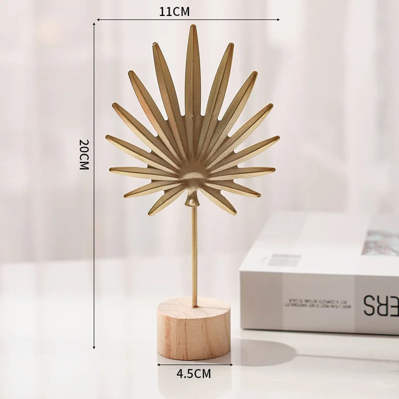 Ginkgo Leaf Metal Sculpture for Elegant Interiors
