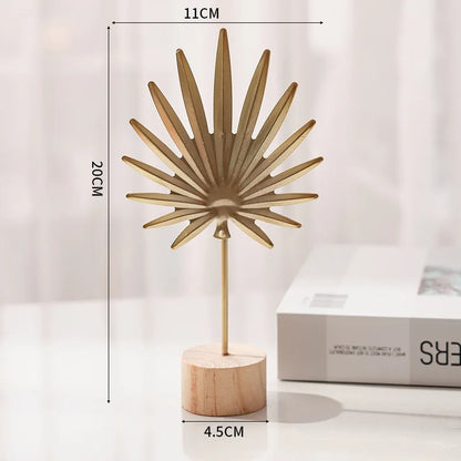 Ginkgo Leaf Metal Sculpture for Elegant Interiors