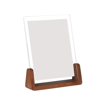 Modern Keepsake – U-Shape Wood & Acrylic Frame for Desk