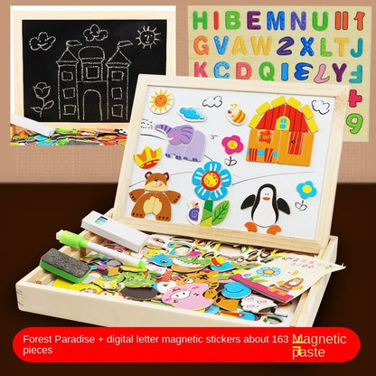 MiniMinds™ – Montessori Drawing & Puzzle Set (Ages 3–5)